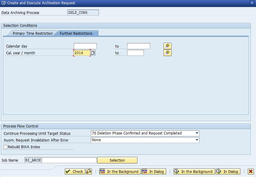 Screenshot der Transaktion RSA1